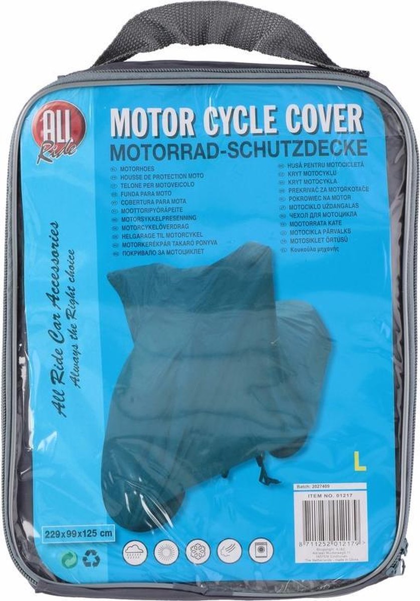 Set van 2x stuks universele motor/scooter beschermhoes 229x99x125 cm