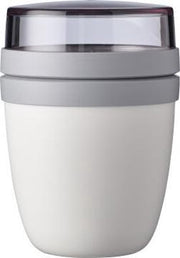 Mepal – Lunchpot Ellipse mini – Praktische muesli beker to go – wit – Geschikt voor vriezer
