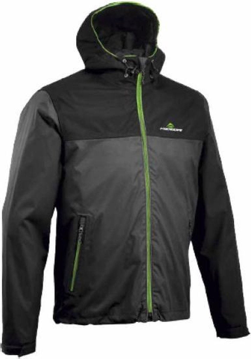 JAS WINDBREAKER MERIDA ZWART/GRIJS XXXXL