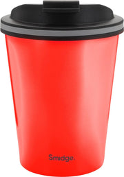 Smidge Thermosbeker On The Go 236 Ml Rvs Rood/zwart