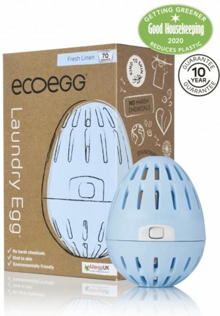 Eco-egg Wasbol Linnen geur 70 - Wasbeurten