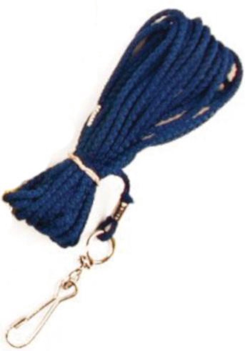 Competition Aanleglijn Hond En Kat 5 Meter Nylon Blauw