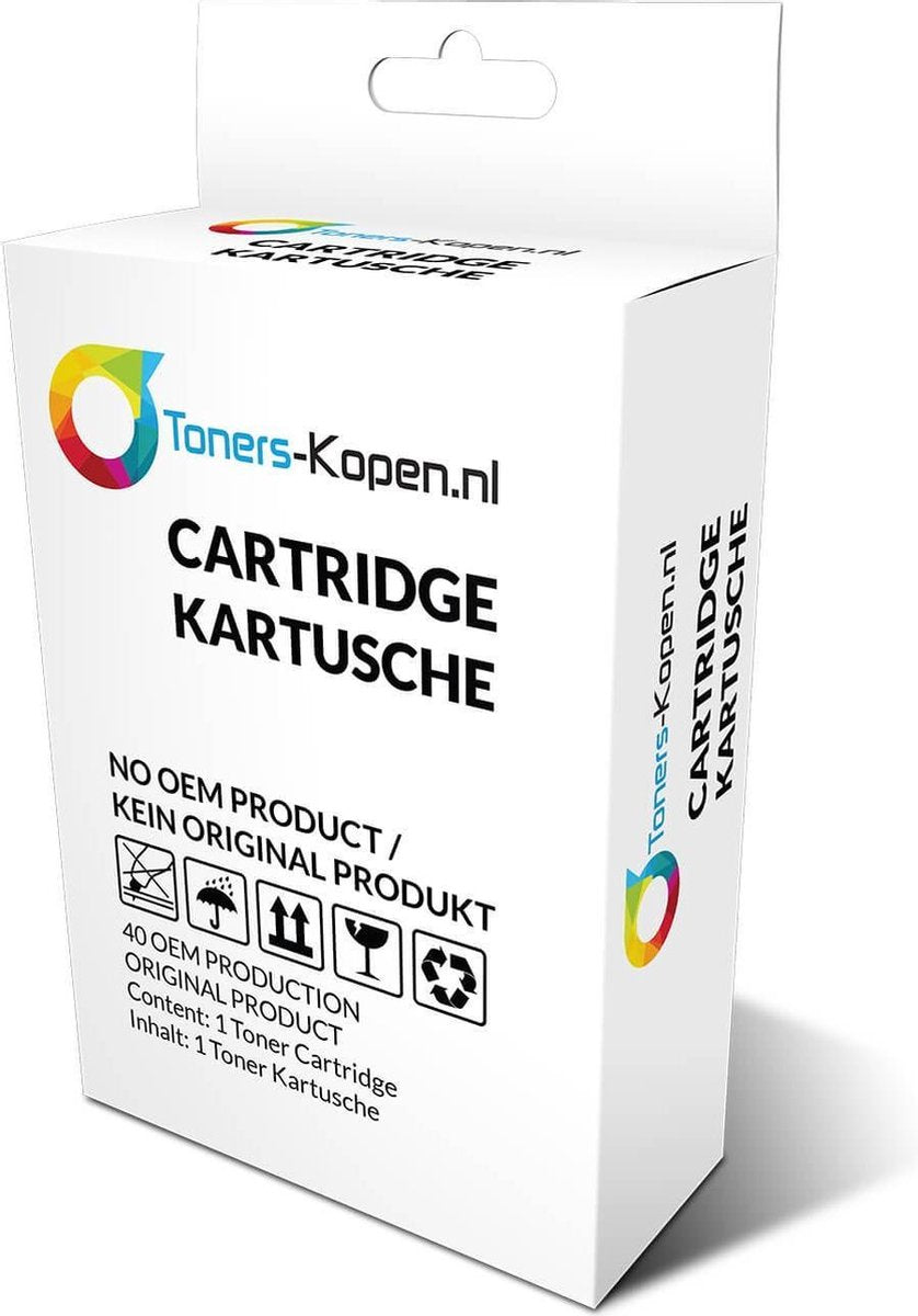 Merkloos – Inktcartridge / Alternatief voor de huismerk inkt cartridge voor Hp 301Xl kleur met niveau-indicator wit Label