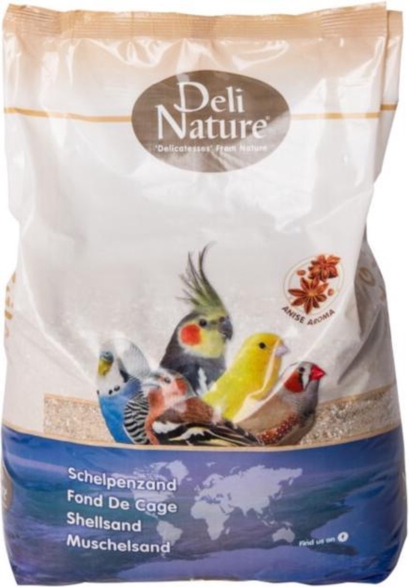 Deli Nature Schelpenzand Bruin 5 kg