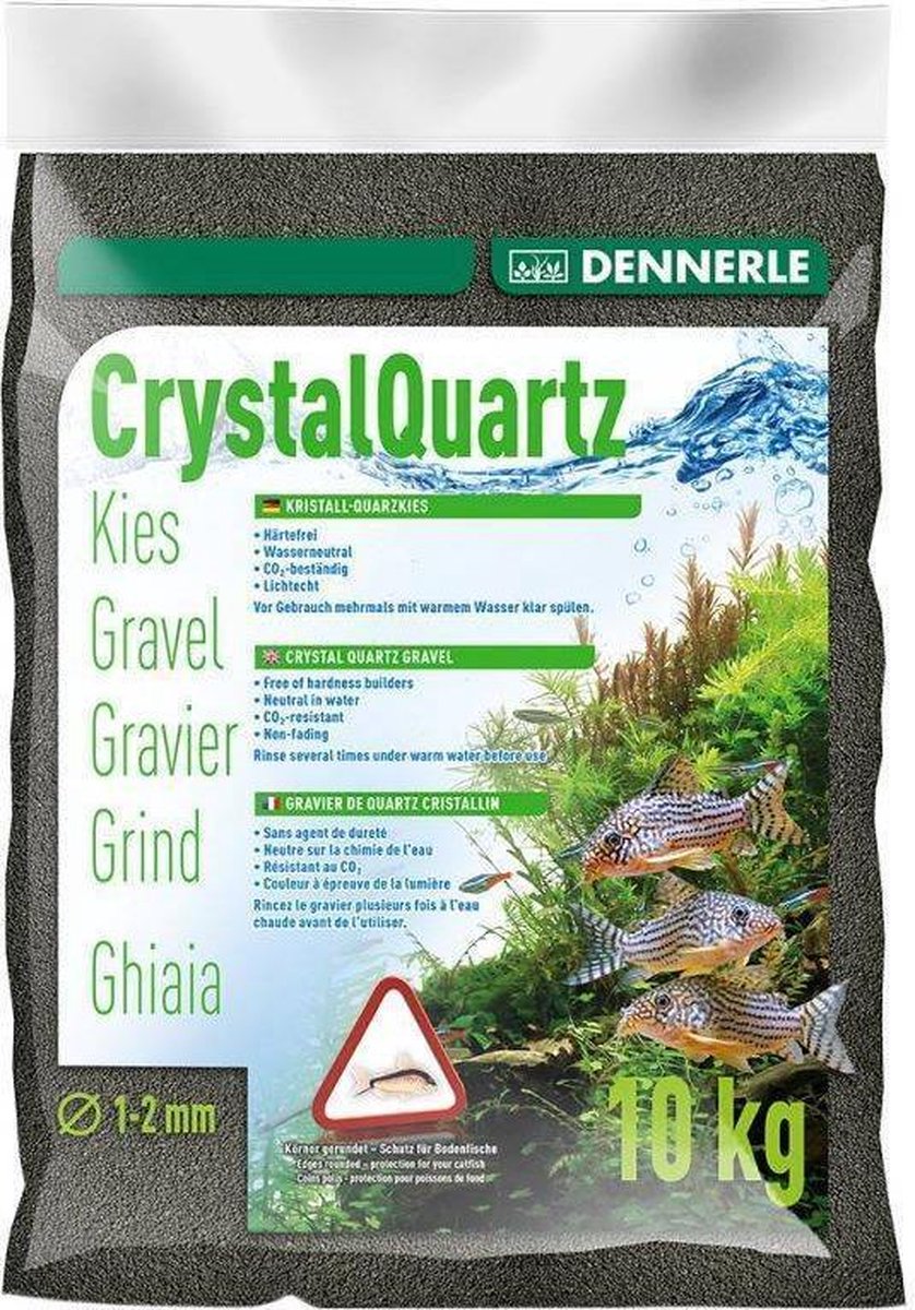 Dennerle Kristal Kwartsgrind Diamantzwart