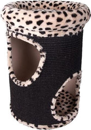 Flamingo  Krabton Cheeta Big Cat - Zwart/Beige - 37 x 37 x 58cm