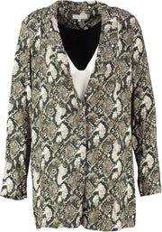 Signe nature soepele deels gevoerde wat langere blazer - Maat 34