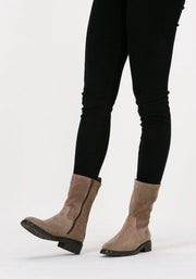 Unisa Erasmo Enkellaarsjes - Enkelboots - Dames - Taupe - Maat 38