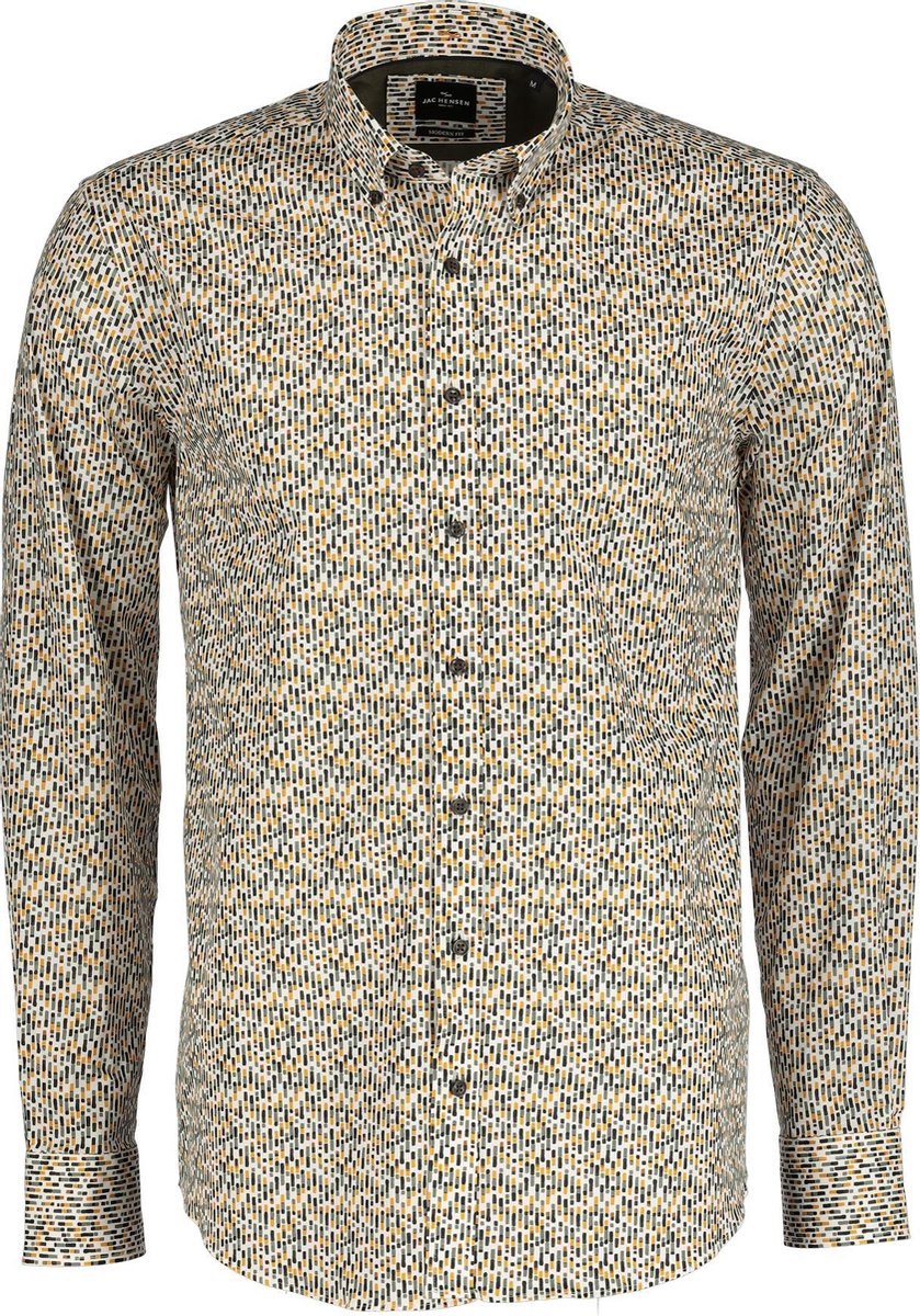Jac Hensen Overhemd - Modern Fit - Wit - 3XL Grote Maten