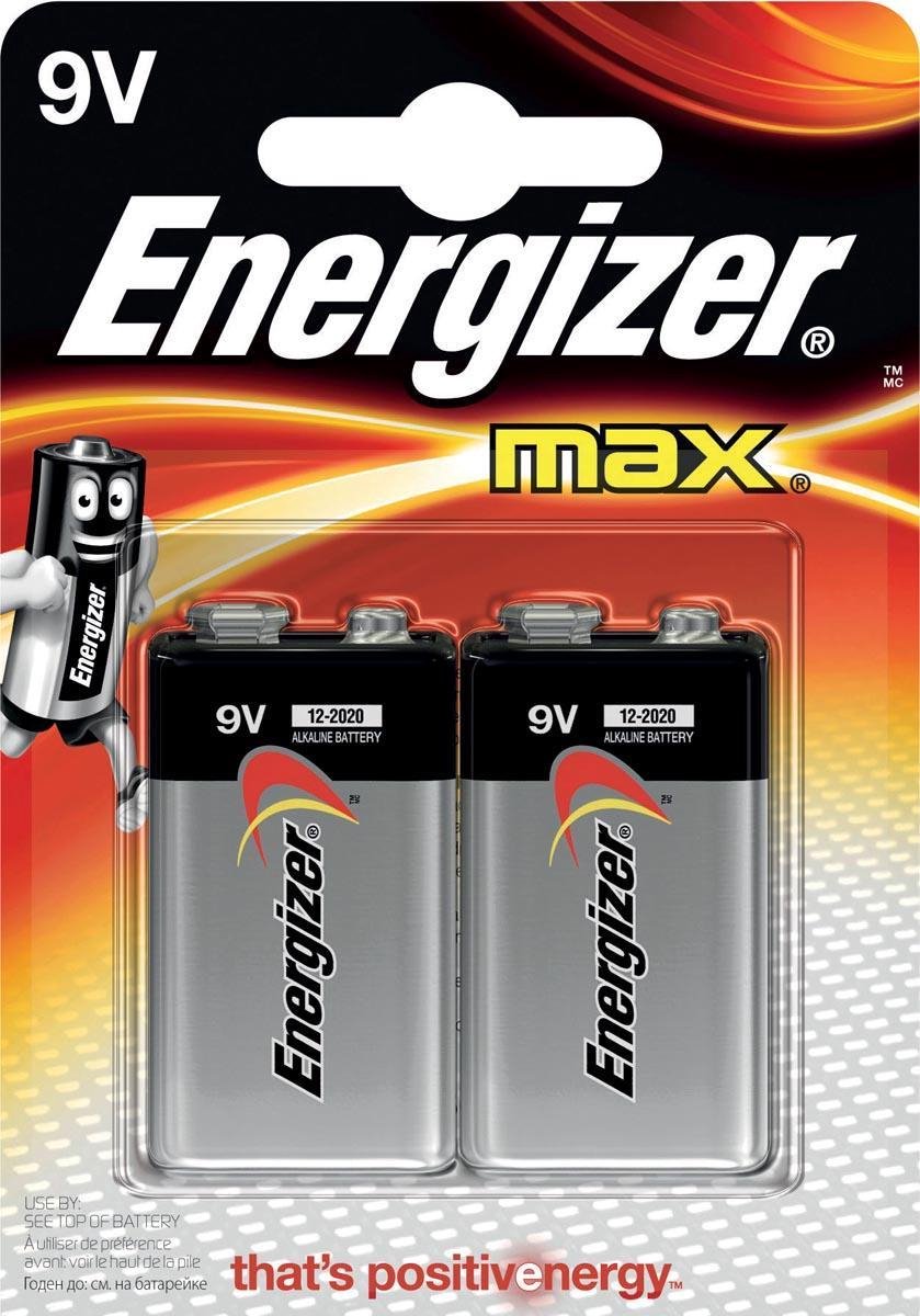 Battery 9V Max 2-pak