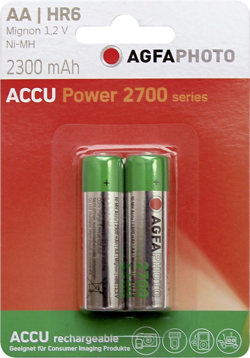 AgfaPhoto AA Oplaadbare Batterijen