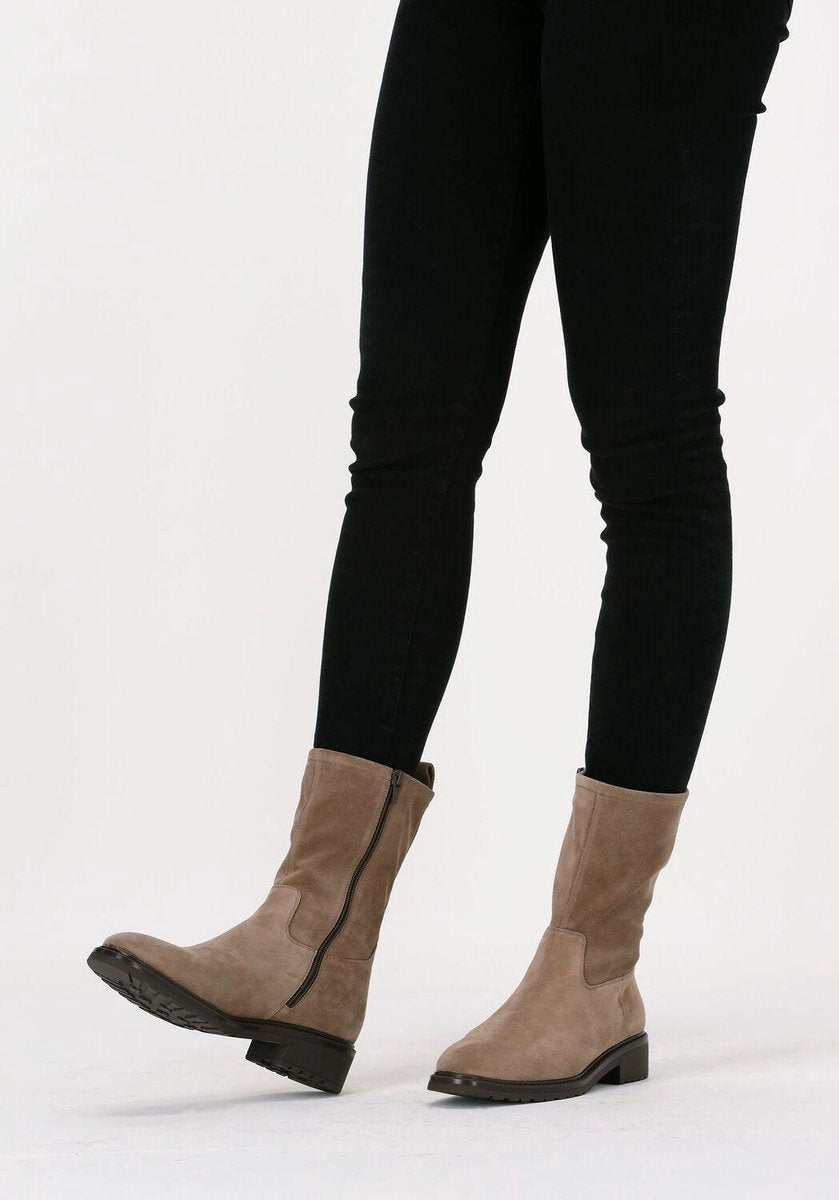 Unisa Erasmo Enkellaarsjes - Enkelboots - Dames - Taupe - Maat 37