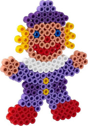 Strijkkralen Pakket Met Grondplaten - Clown