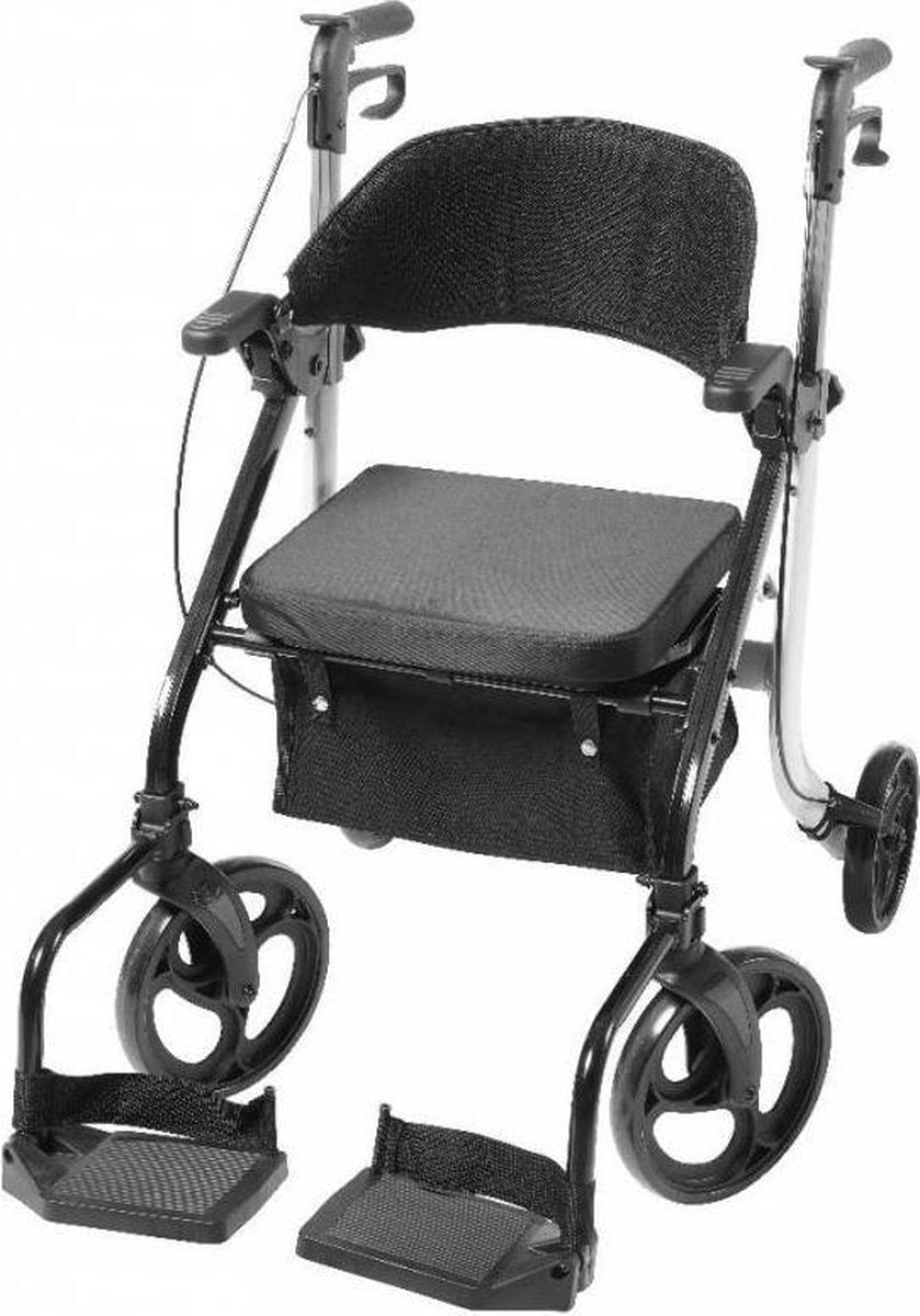 2 in 1 - Rollator - Transportstoel