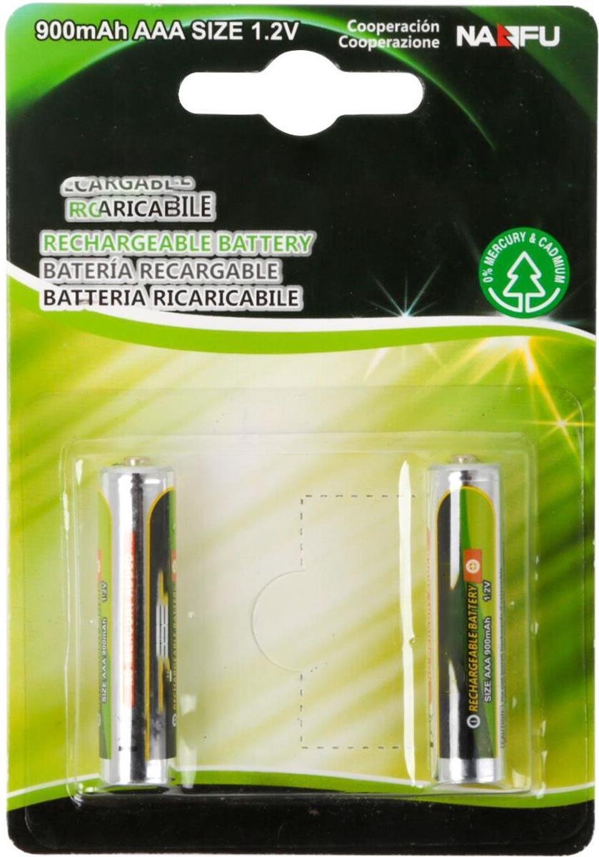 Batterij - Igia Opy - AAA/HR03 - Oplaadbaar - 1.2V - Alkaline Batterijen - 900 mAh - 2 Stuks