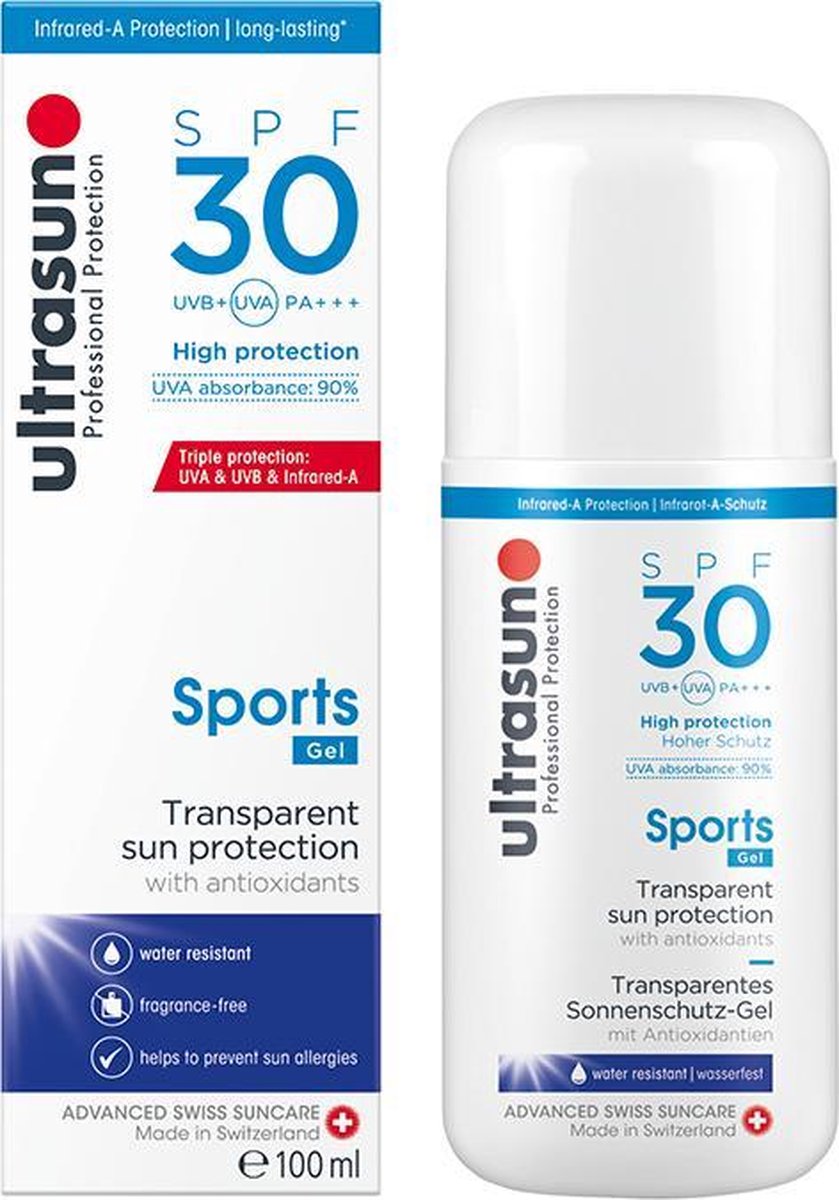 Ultrasun Sports Gel SPF30 100ml