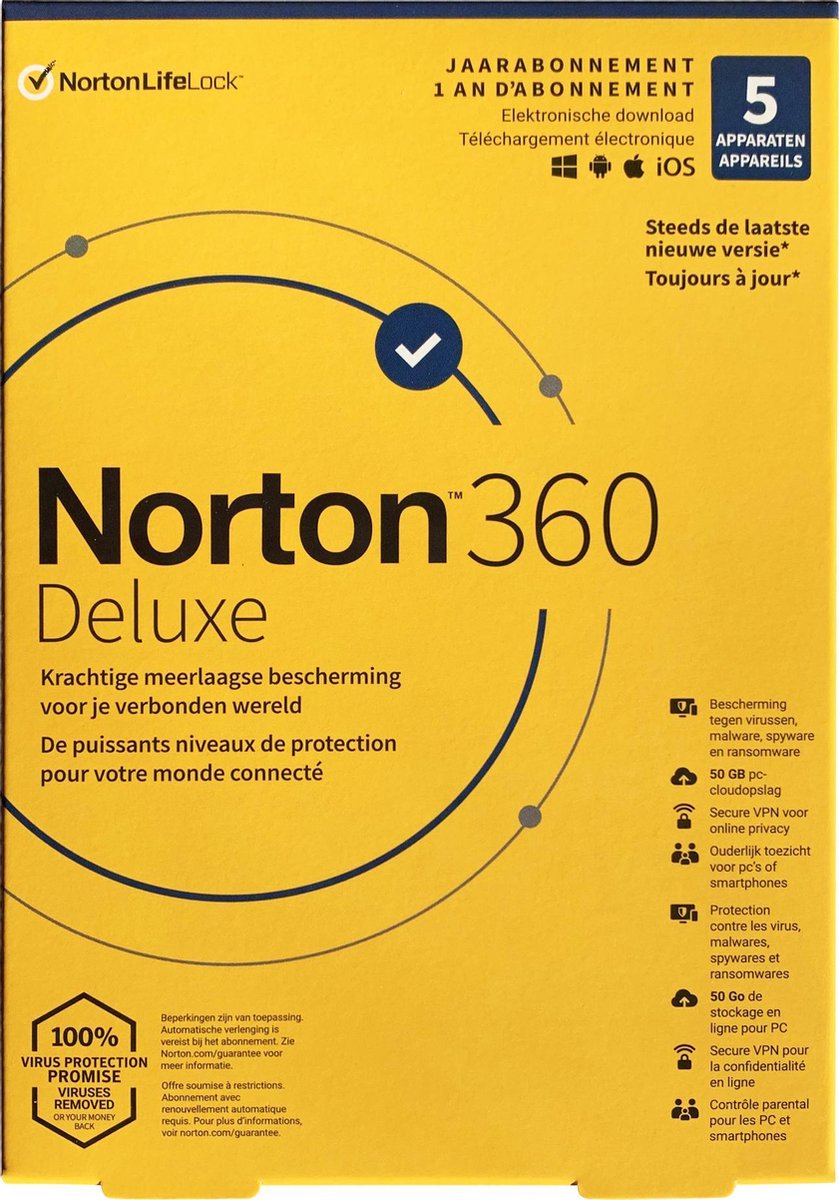 NORTON 360 DELUXE 50GB BN 1 USER