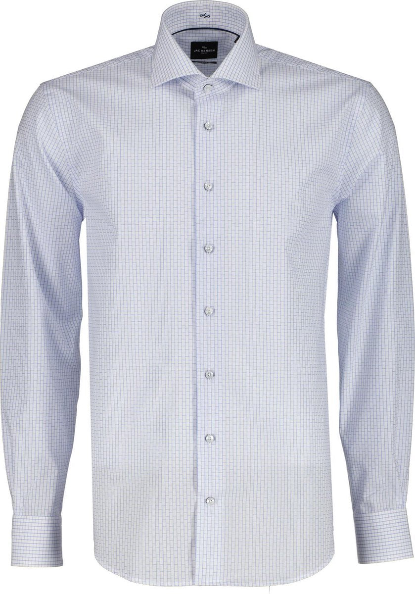 Jac Hensen Overhemd - Modern Fit - Blauw - 48