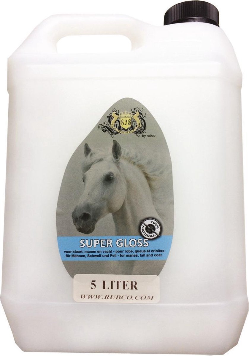 S2g Vachtlotion Super Gloss Emulsie Wit/transparant 5 Liter