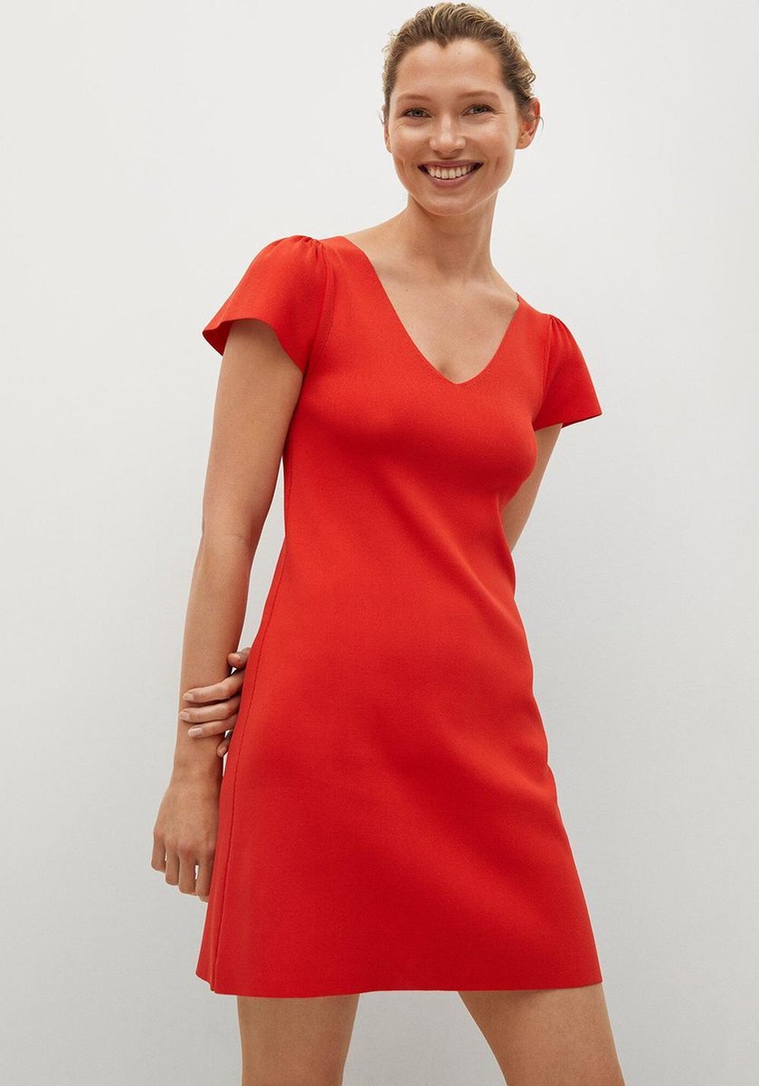 Jurk Met Detail Op Mouwen 17010185 87