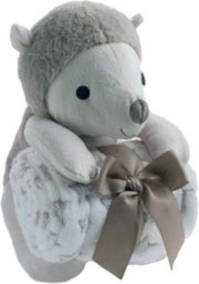 Gamberritos Babydeken En Egel 80 X 110 Cm Polyester Grijs
