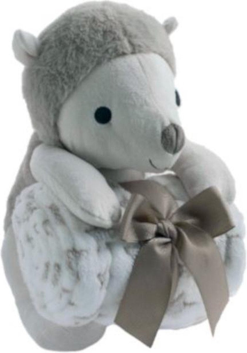 Gamberritos Babydeken En Egel 80 X 110 Cm Polyester Grijs
