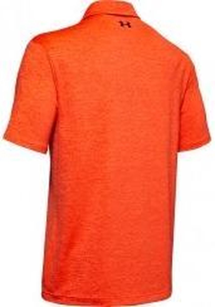 UA Playoff Polo 2.0-Orange Spark /  / Academy maat: S    heren > golf kleding > polo