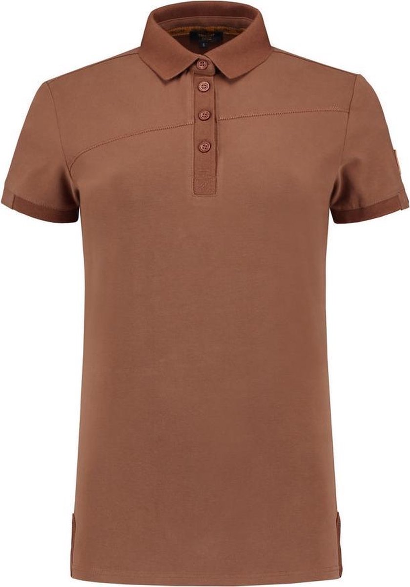 Tricorp 204003 Poloshirt Premium Naden Dames Bronzbrown maat S