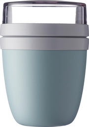 Mepal – Lunchpot Ellipse – Praktische muesli beker to go – Nordic green – Geschikt voor vriezer
