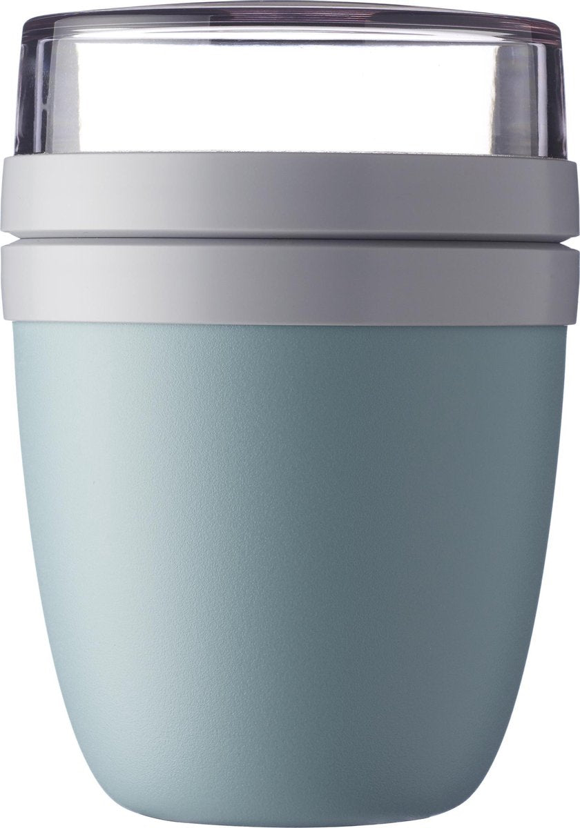 Mepal – Lunchpot Ellipse – Praktische muesli beker to go – Nordic green – Geschikt voor vriezer