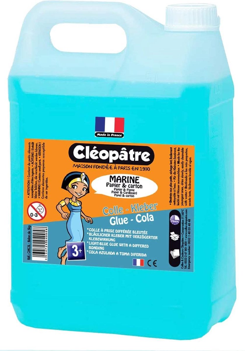 Kinderlijm - Zinaps CMC5L - Navy - LEIME REFULF-fles 5 kg (WK 02129)