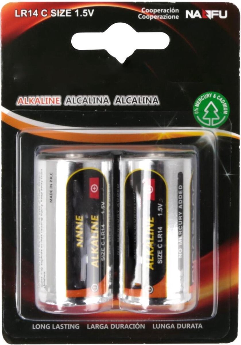 Batterij - Igory Vino - LR14/C - 1.5V - Alkaline Batterijen - 2 Stuks