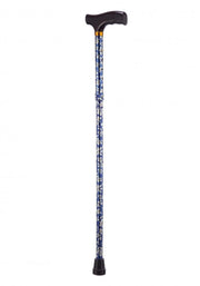Opvouwbare wandelstok - Gebloemd - 84-94 cm