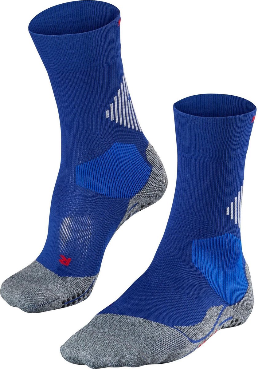Falke 4 Grip Stabilizing  Sportsokken - Maat 44/45 - Unisex - blauw/grijs/rood