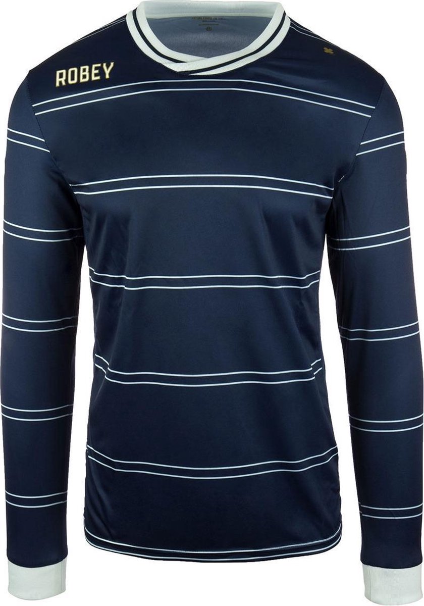 Robey Sartorial LS Shirt voetbalshirt lange mouwen (maat 2XL) - Navy
