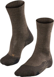FALKE TK2 Wool Heren Wandel Sok 16394 - Bruin 5450 dark brown Heren - 42-43
