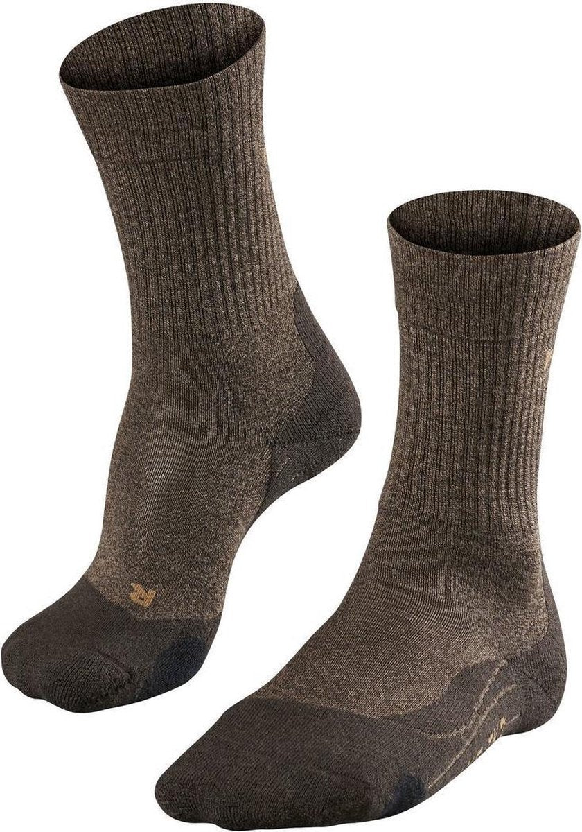 FALKE TK2 Wool Heren Wandel Sok 16394 - Bruin 5450 dark brown Heren - 42-43