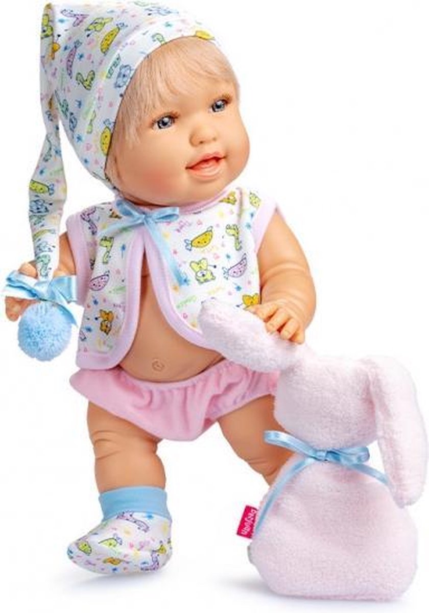 Berjuan Babypop Andrea 38 Cm Meisjes Vinyl/textiel 5-delig