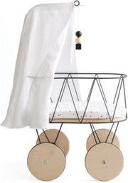 Ooh Noo Dolly Cot + Luifel - Poppen wagen - Wieg