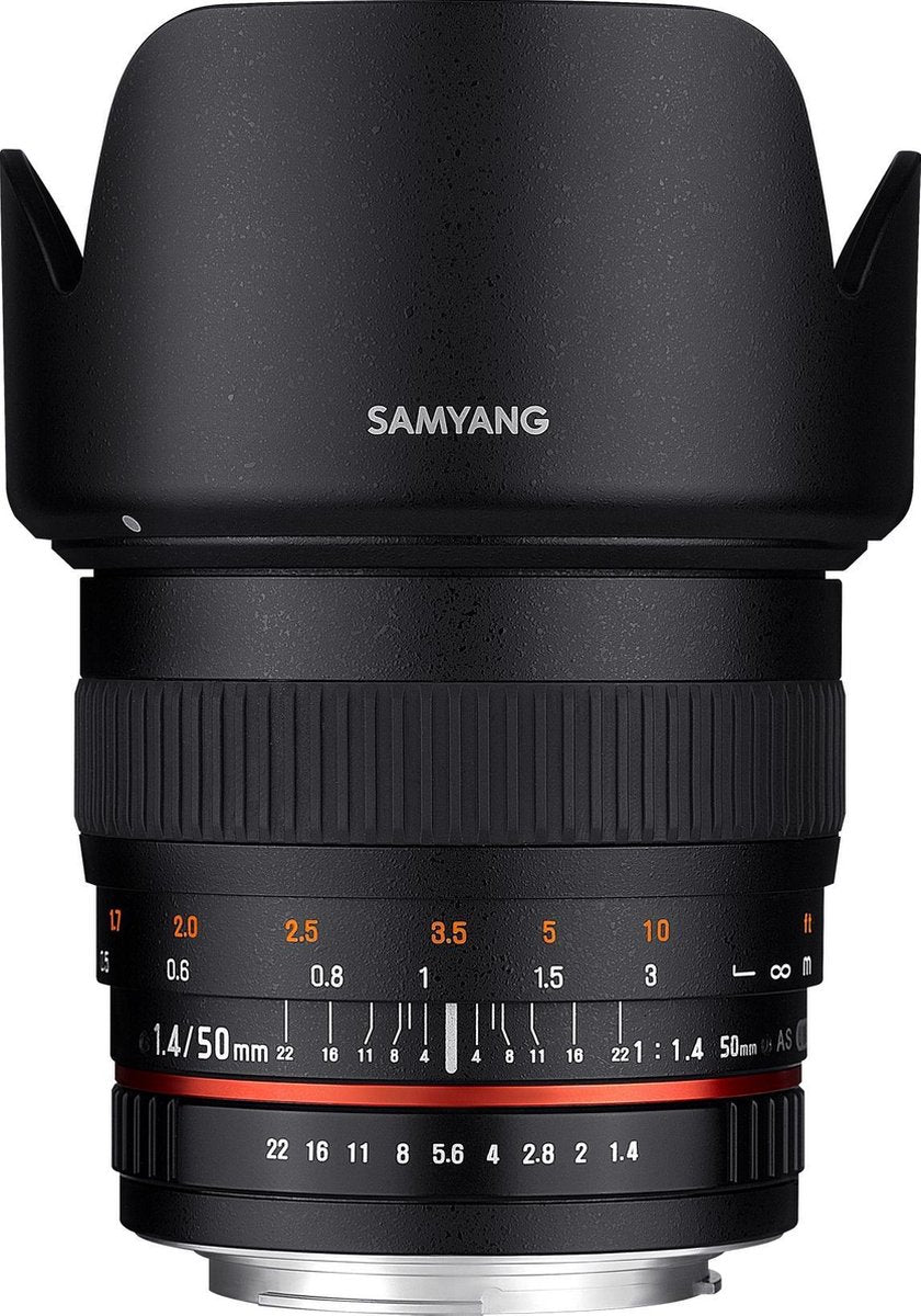 Samyang 50mm F1.4 AS UMC - Prime lens - geschikt voor Canon Systeemcamera