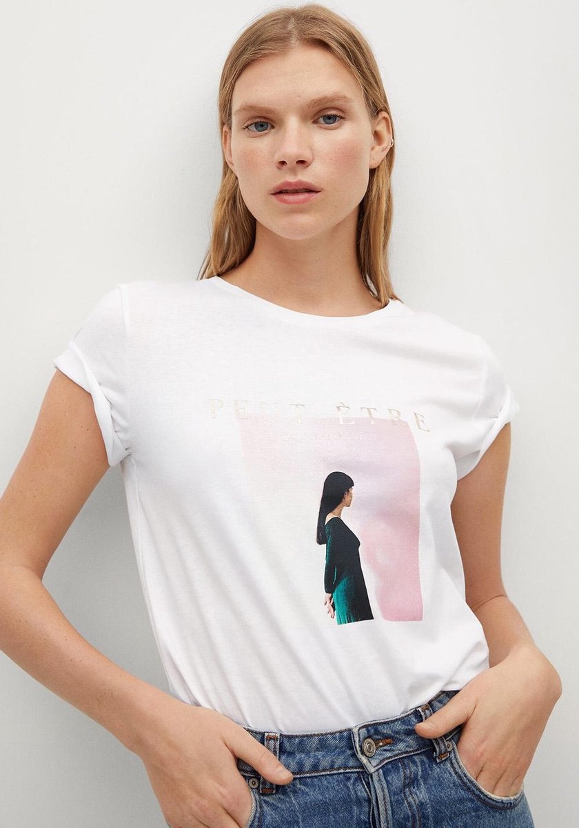 Bedrukt T Shirt Van Organisch Katoen 87017878 01