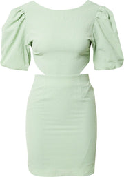 Glamorous jurk Lichtgroen-10 (38)