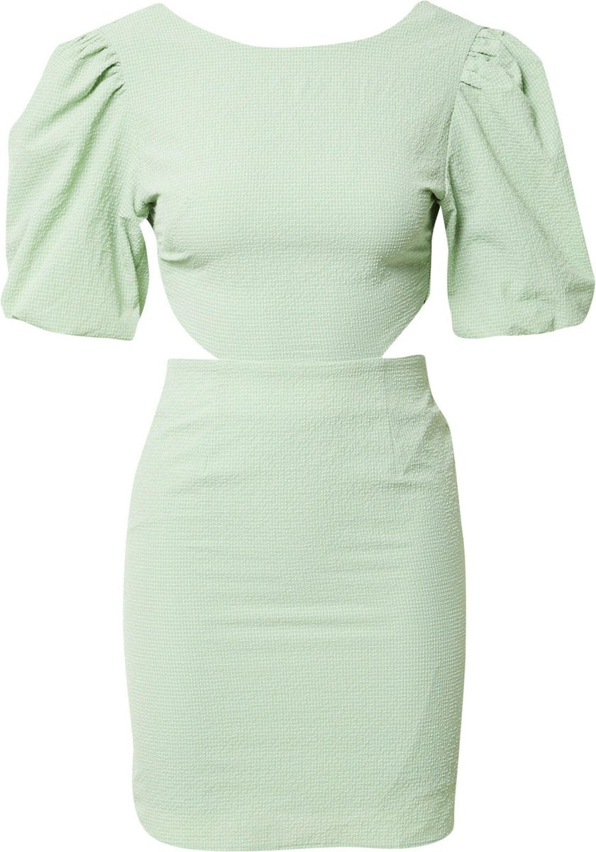 Glamorous jurk Lichtgroen-10 (38)