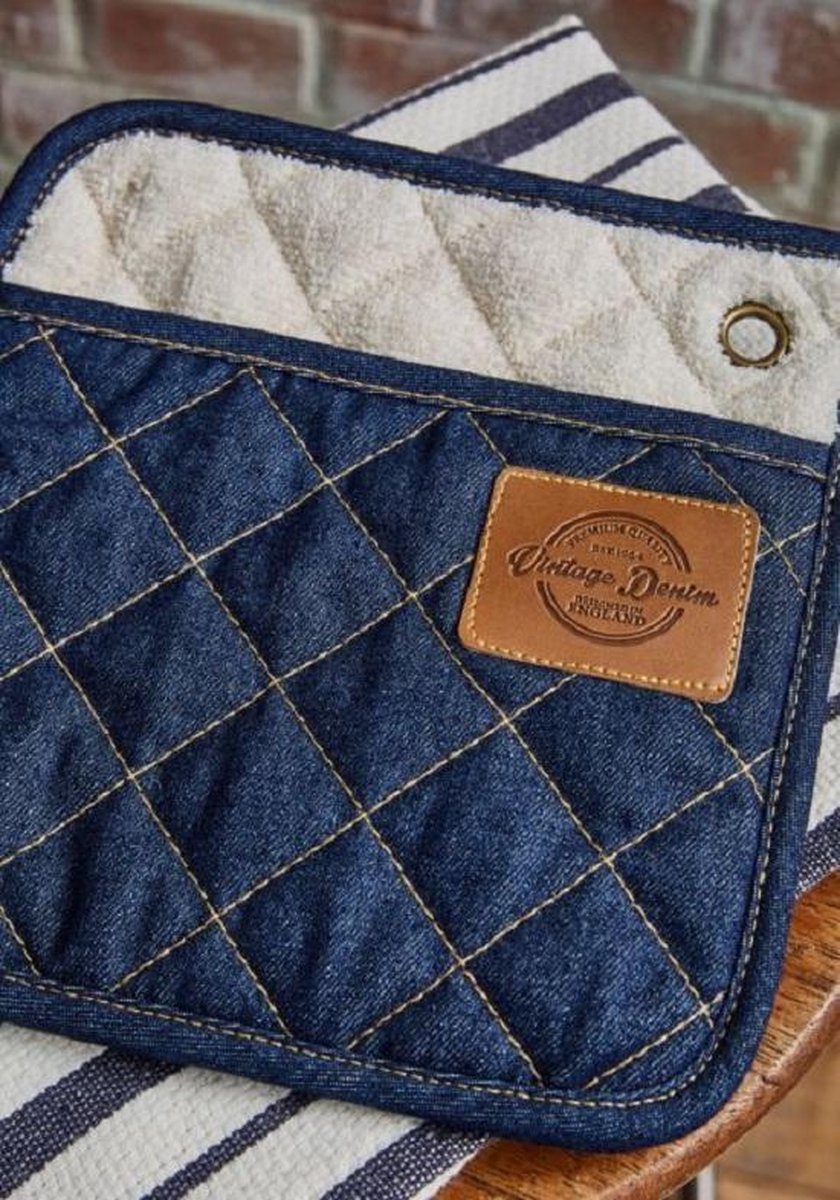 Cooksmart Pannenlap Oxford Denim