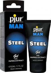 Pjur MAN - Steel Gel - 50 ml tube - Erection Formulas - black