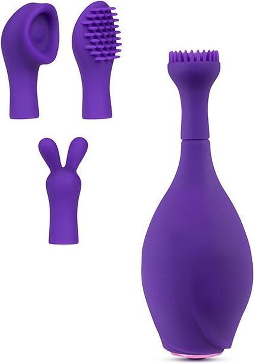 Blush - Lush Juna stimulator met opzetstukjes