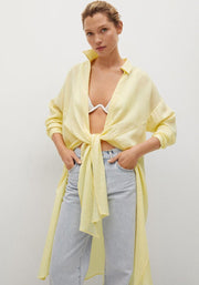 Lyocell Blouse Met Knoop 87088637 11