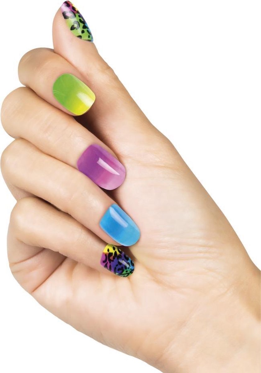 12 stuks: Set a 24 Kunstnagels Flashy - Nepnagels