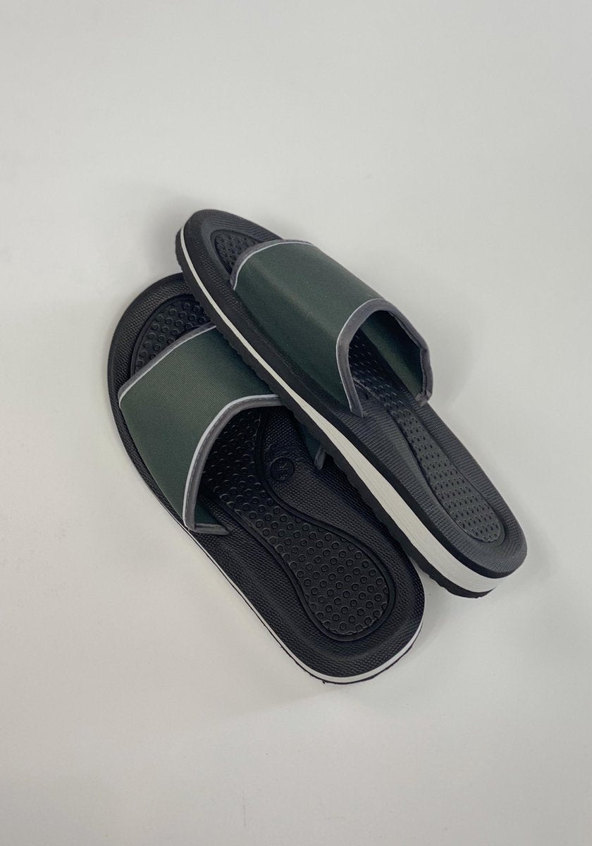 Slippers | Badslippers | Dames/Heren | Grijs | maat 40/41