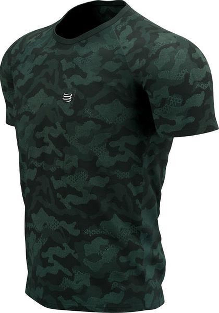 Compressport Training T-Shirt Heren - groen - maat L